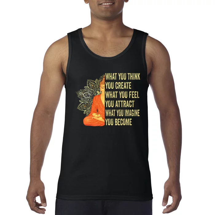 Buddha Meditation Law Of Attraction Tank Top