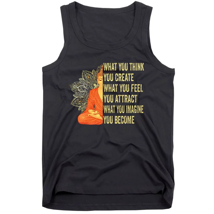 Buddha Meditation Law Of Attraction Tank Top