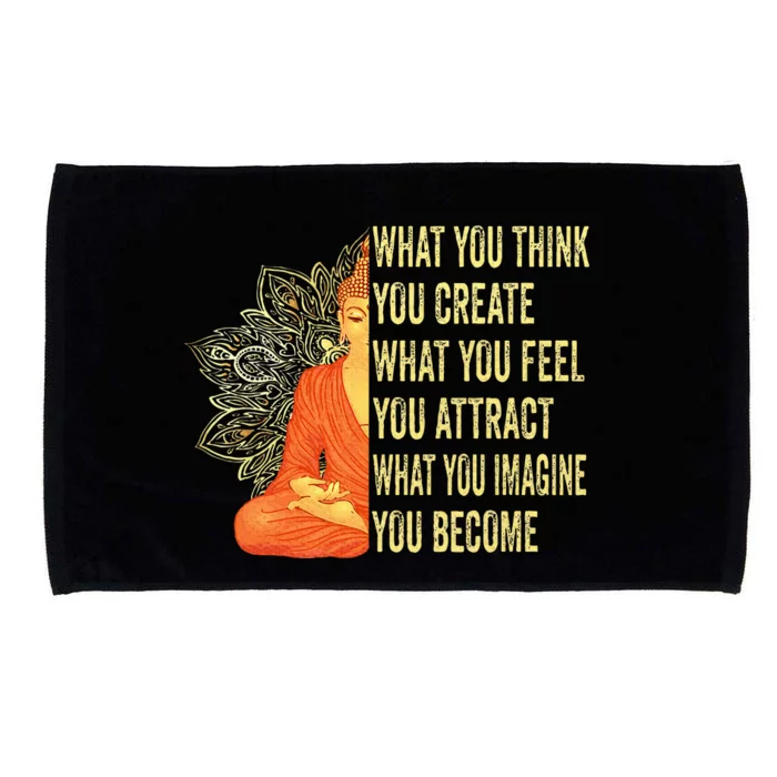 Buddha Meditation Law Of Attraction Microfiber Hand Towel