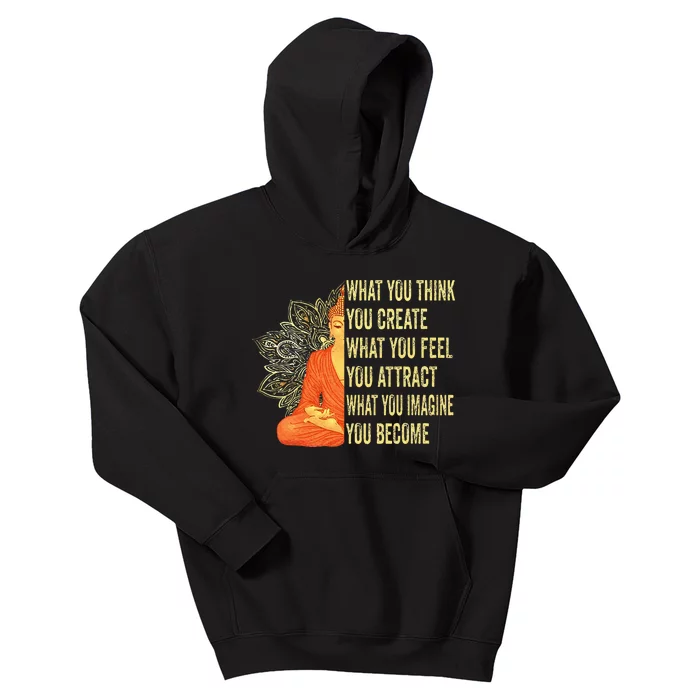 Buddha Meditation Law Of Attraction Kids Hoodie