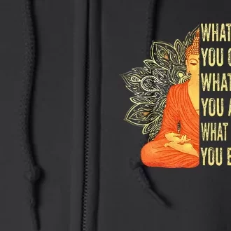 Buddha Meditation Law Of Attraction Full Zip Hoodie