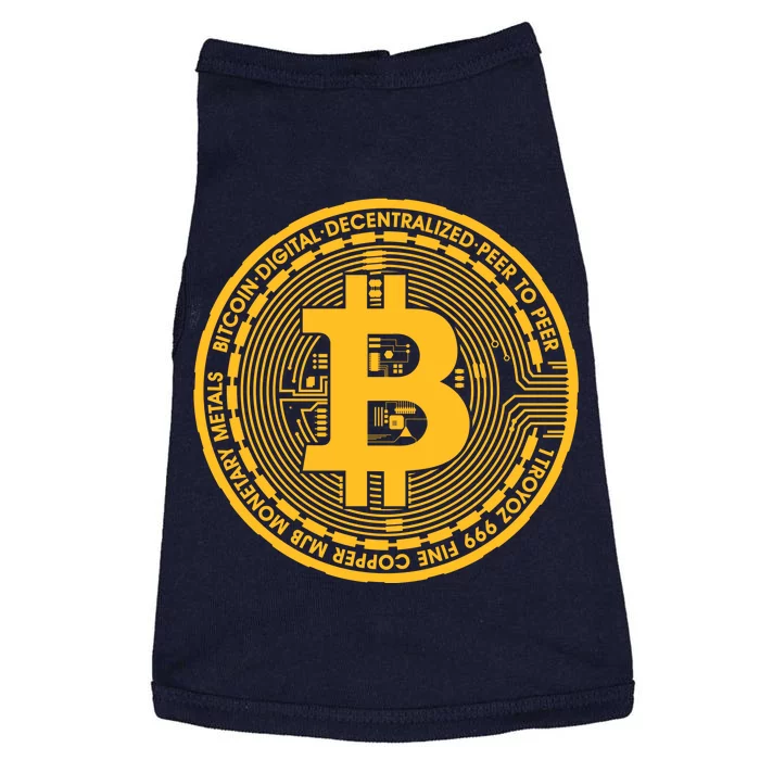 Bitcoin Matrix Logo Cryptocurrency Doggie Tank