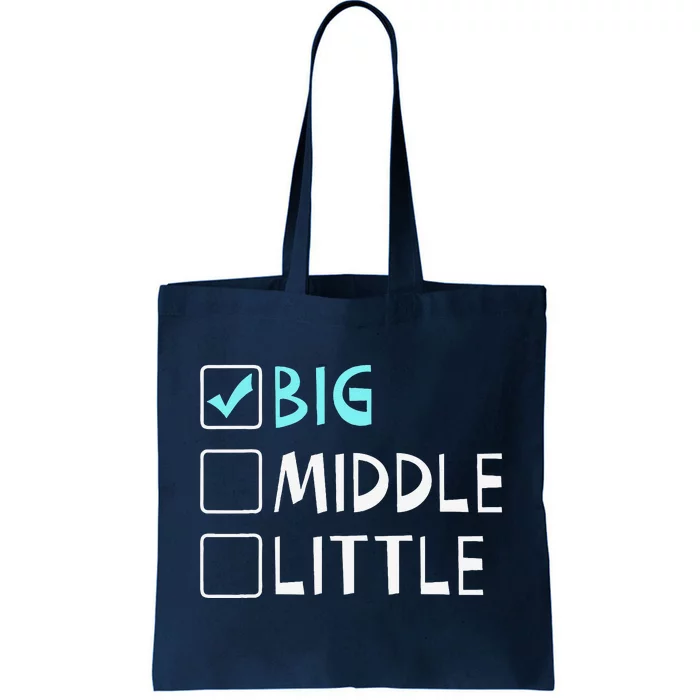 Big Middle Little Big Brother Gift Tote Bag