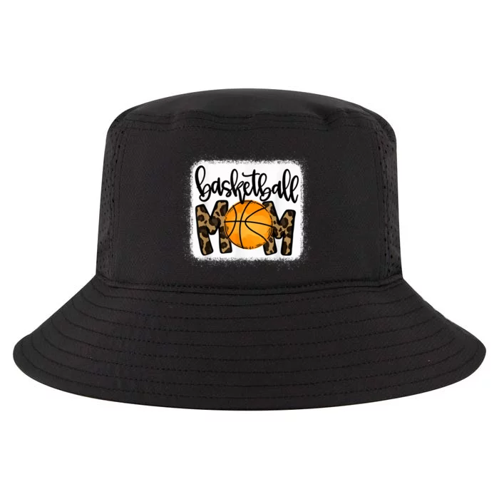 Basketball Mom Leopard Basketball Mama Cool Comfort Performance Bucket Hat