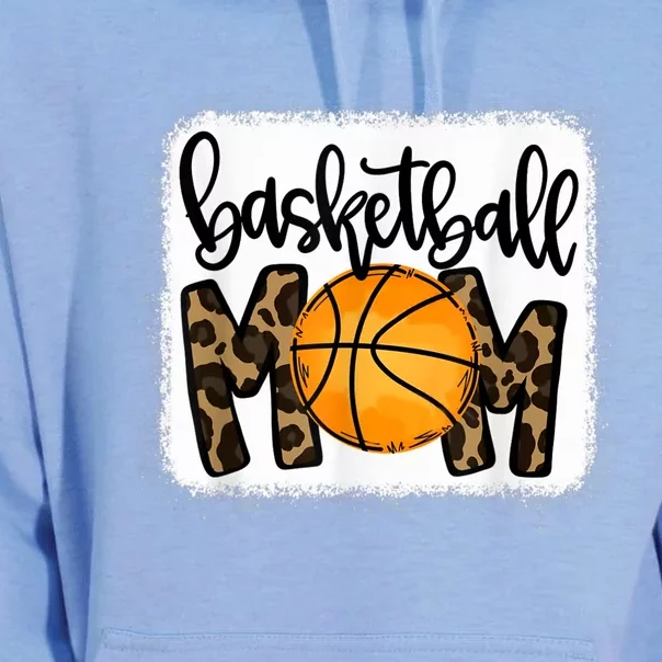 Basketball Mom Leopard Basketball Mama Unisex Surf Hoodie