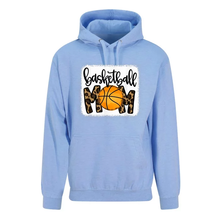 Basketball Mom Leopard Basketball Mama Unisex Surf Hoodie