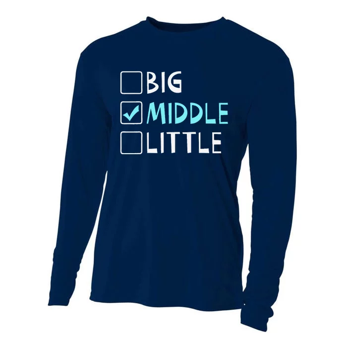 Big Middle Little Middle Brother Cooling Performance Long Sleeve Crew