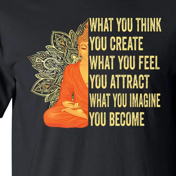 Buddha Meditation Law Of Attraction Tall T-Shirt