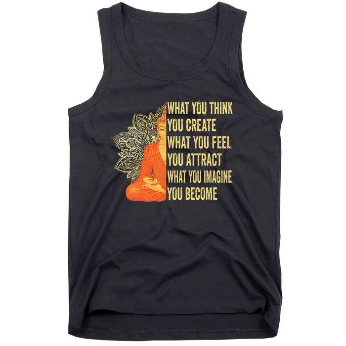 Buddha Meditation Law Of Attraction Tank Top