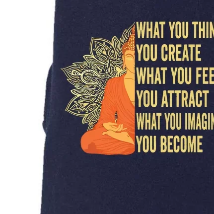 Buddha Meditation Law Of Attraction Doggie 3-End Fleece Hoodie