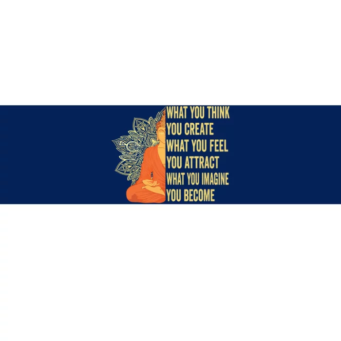 Buddha Meditation Law Of Attraction Bumper Sticker