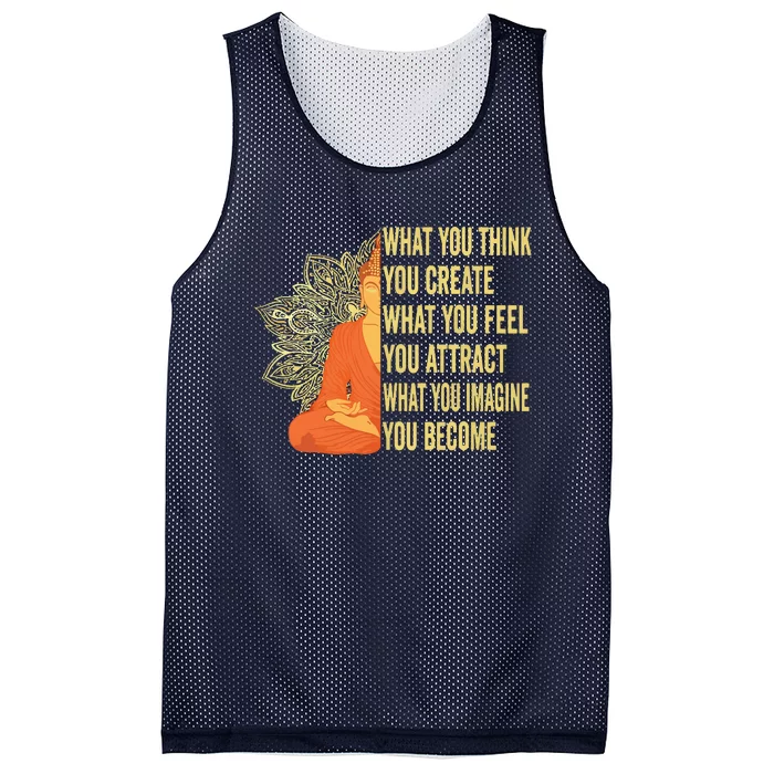 Buddha Meditation Law Of Attraction Mesh Reversible Basketball Jersey Tank