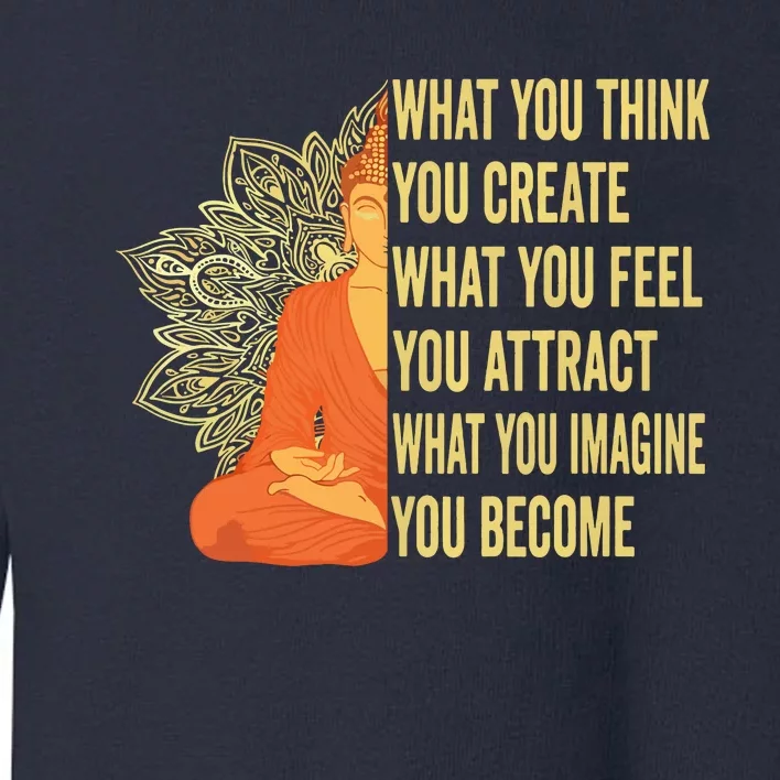 Buddha Meditation Law Of Attraction Toddler Sweatshirt