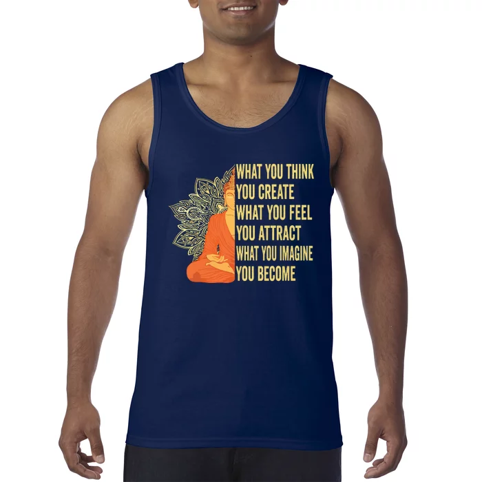 Buddha Meditation Law Of Attraction Tank Top