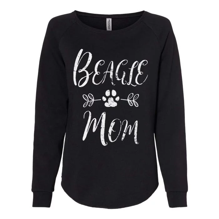 Beagle Mom Lover Owner Funny Dog Mom Womens California Wash Sweatshirt