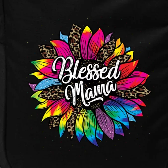 Blessed Mama Leopard Sunflower Cute Mother's Day New Mom Cool Gift Impact Tech Backpack