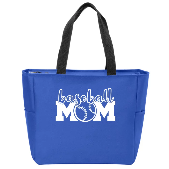 Baseball Mom Life Baller Parent Gameday Softball Mama Gift Meaningful Gift Zip Tote Bag