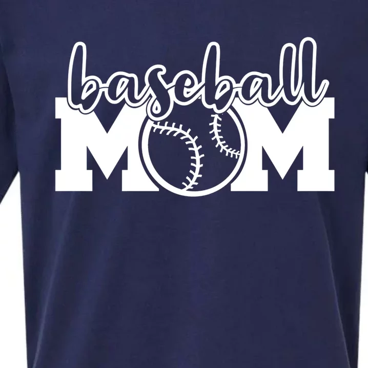 Baseball Mom Life Baller Parent Gameday Softball Mama Gift Meaningful Gift Sueded Cloud Jersey T-Shirt