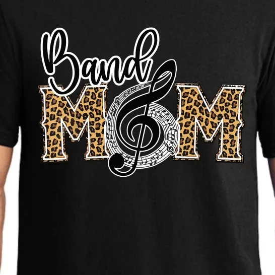 Band Mom Leopard Print Proud Band Mom Musical Marching Band Pajama Set