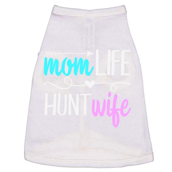 Bowhunter Mom Life Hunters Wife Gift Funny Duck Deer Hunting Gift Doggie Tank