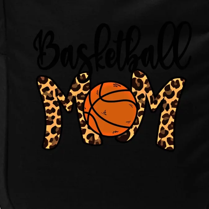 Basketball Mom Leopard Basketball Mama Mothers Day Mom Gift Impact Tech Backpack