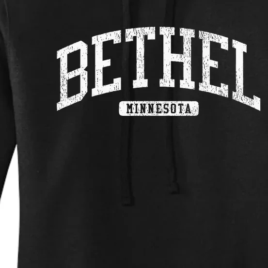 Bethel Minnesota Mn Js03 College University Style Women's Pullover Hoodie