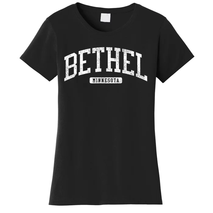 Bethel Minnesota Mn Js03 College University Style Women's T-Shirt