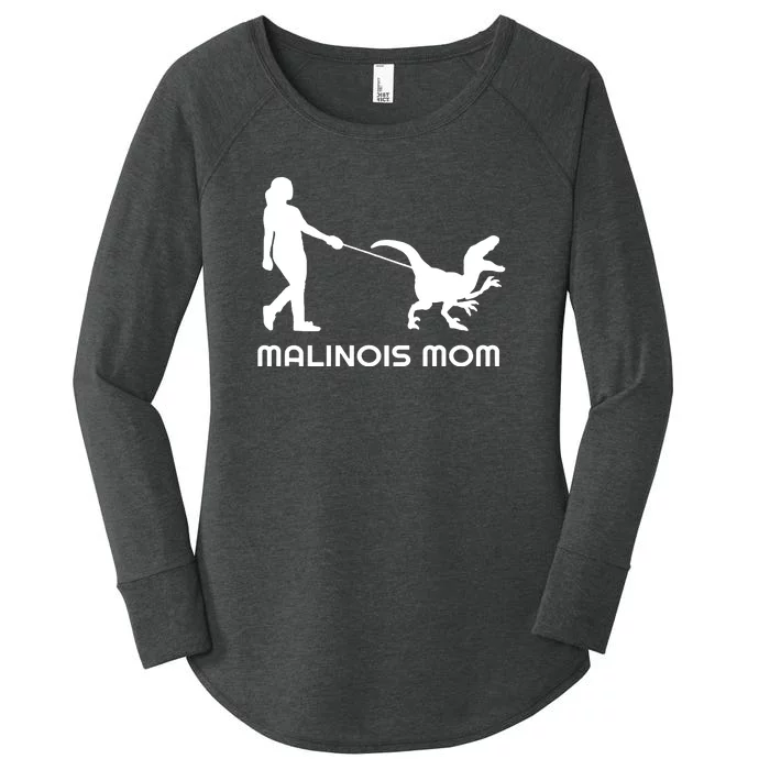 Belgian Malinois Mom Women's Perfect Tri Tunic Long Sleeve Shirt