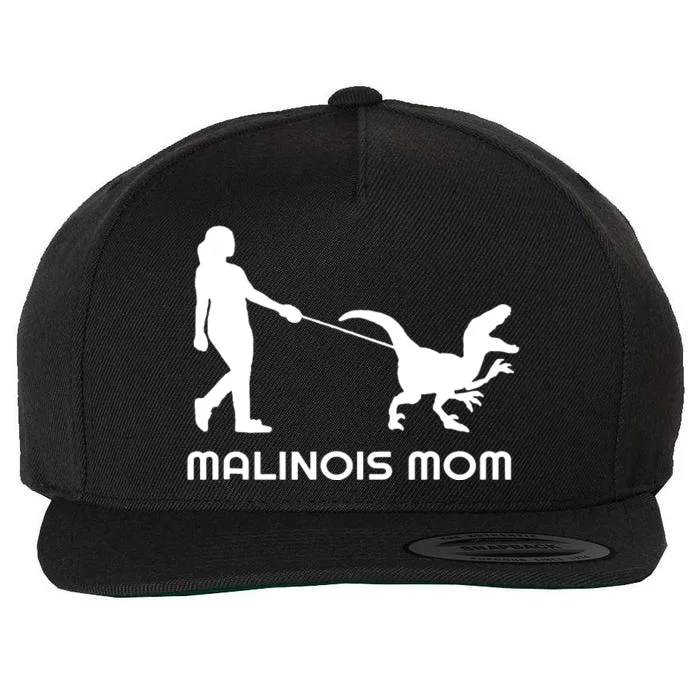 Belgian Malinois Mom Wool Snapback Cap