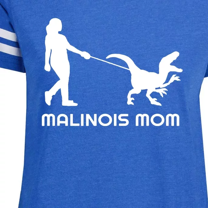 Belgian Malinois Mom Enza Ladies Jersey Football T-Shirt