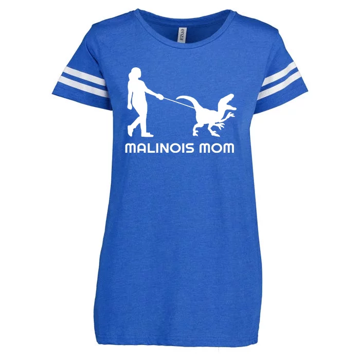 Belgian Malinois Mom Enza Ladies Jersey Football T-Shirt