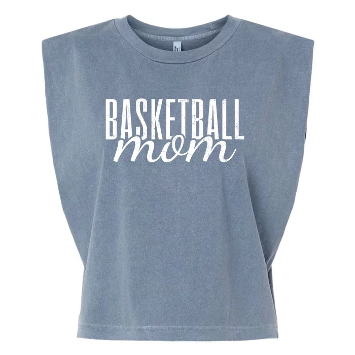 Basketball Mom Mama Gift Garment-Dyed Women's Muscle Tee