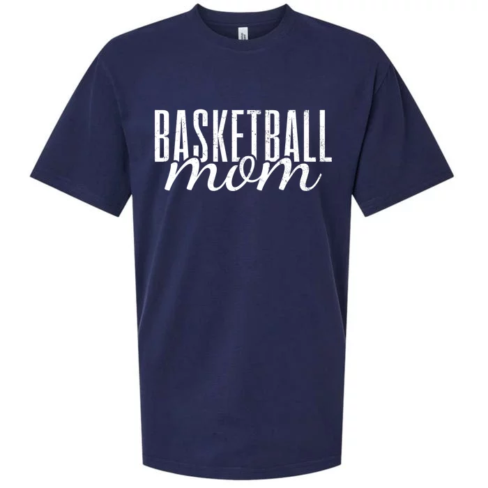 Basketball Mom Mama Gift Sueded Cloud Jersey T-Shirt