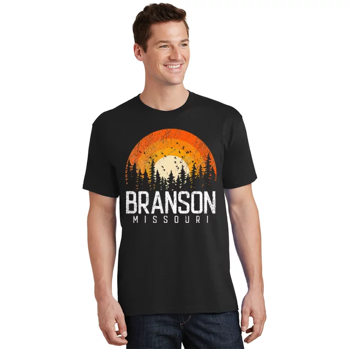 Branson Missouri Mo Retro Vintage 70s 80s 90s T-Shirt