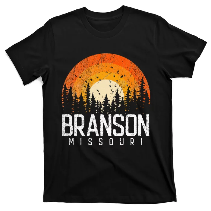 Branson Missouri Mo Retro Vintage 70s 80s 90s T-Shirt