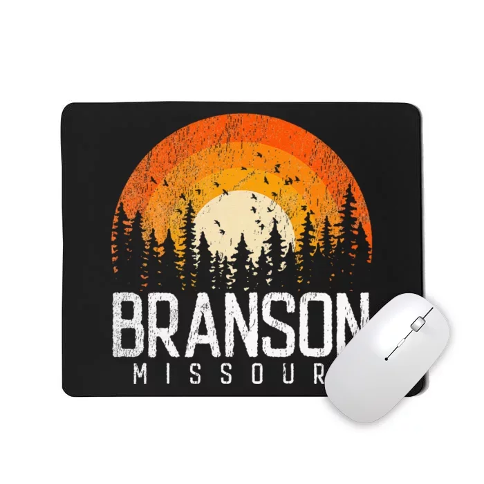 Branson Missouri Mo Retro Vintage 70s 80s 90s Mousepad