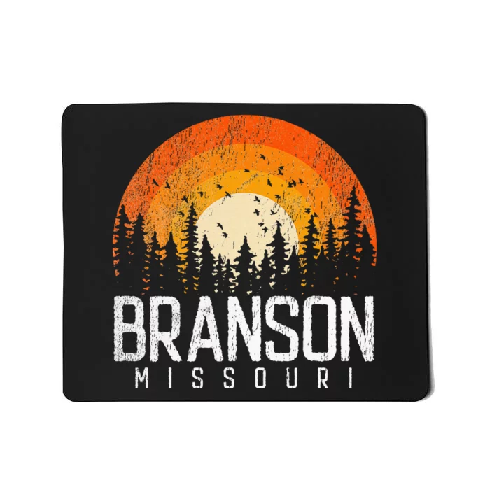 Branson Missouri Mo Retro Vintage 70s 80s 90s Mousepad