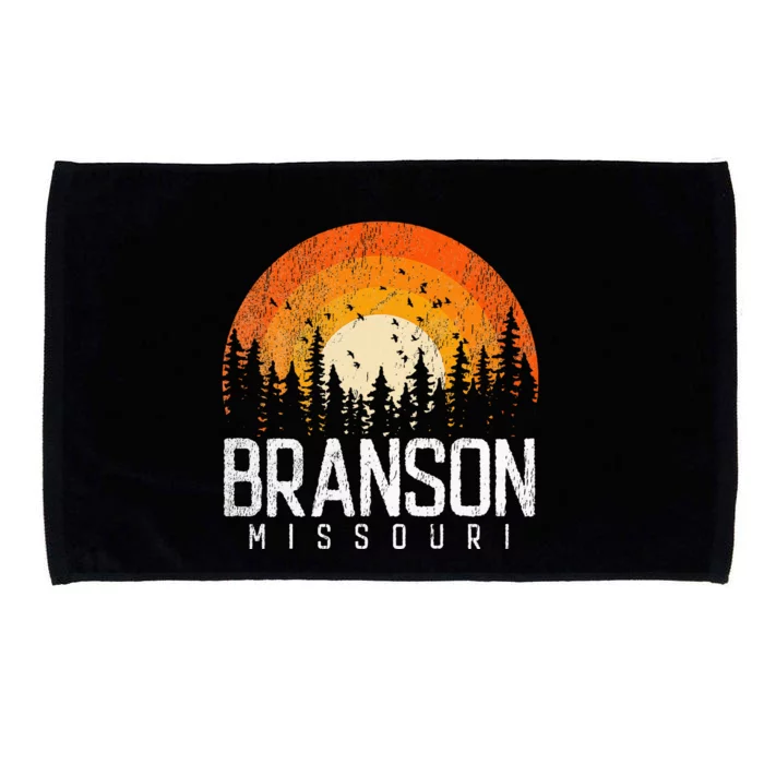 Branson Missouri Mo Retro Vintage 70s 80s 90s Microfiber Hand Towel