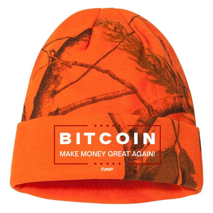 Bitcoin Make Money Great Again Kati - 12in Camo Beanie