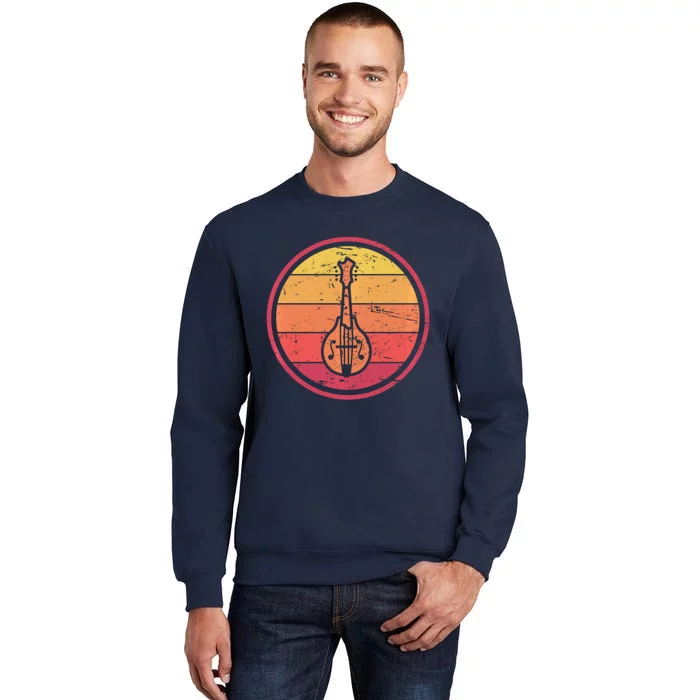 Bluegrass Music Mandolin Player Vintage Bluegrass Tall Sweatshirt