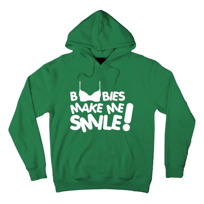 Boobies Make Me Smile Tall Hoodie