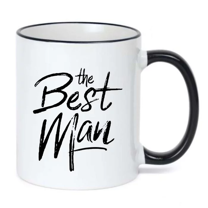 Best Man Matching Party Groomsmen Group Black Color Changing Mug