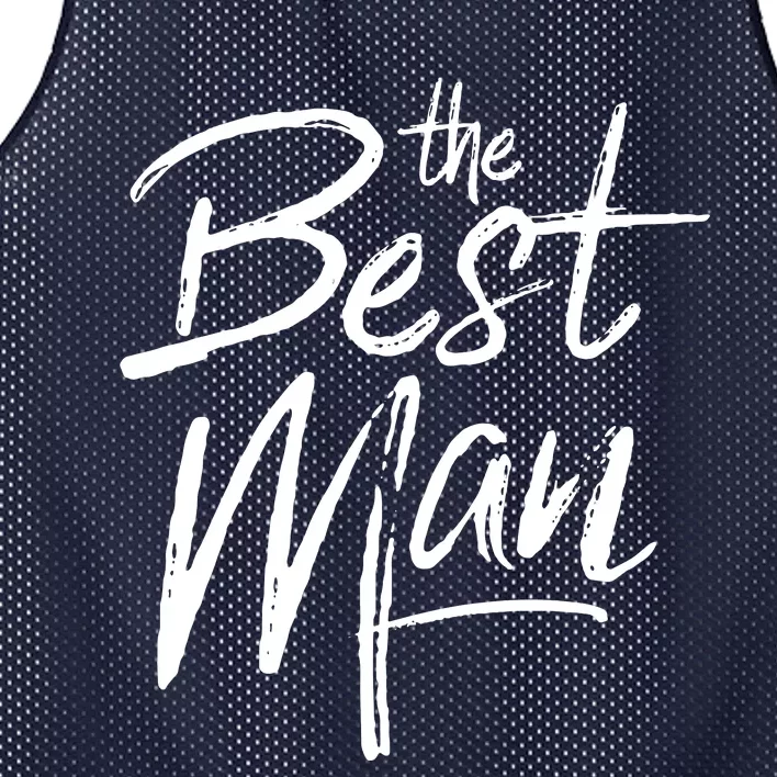 Best Man Matching Party Groomsmen Group Mesh Reversible Basketball Jersey Tank