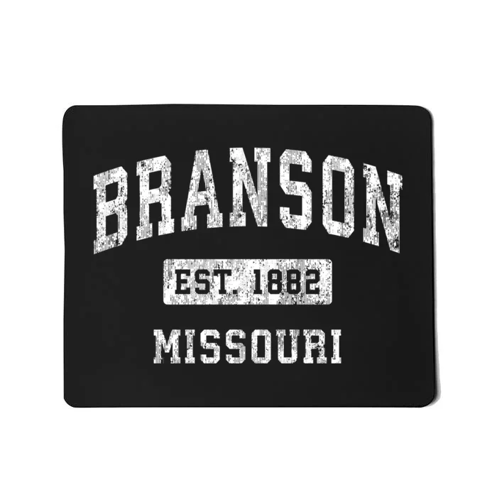 Branson Missouri Mo Vintage Established Sports Mousepad