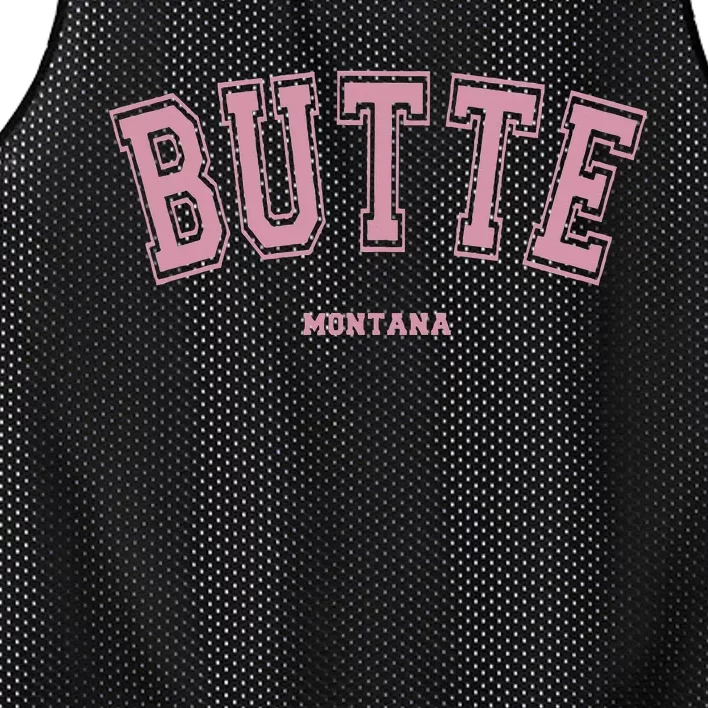 Butte Montana Mt Varsity Style On Butte Mesh Reversible Basketball Jersey Tank