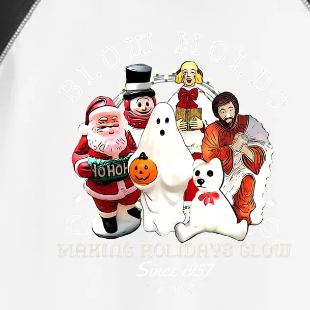 Blow Molds Make Holidays Glow Since 1957 Christmas Halloween Gift Toddler Fine Jersey T-Shirt