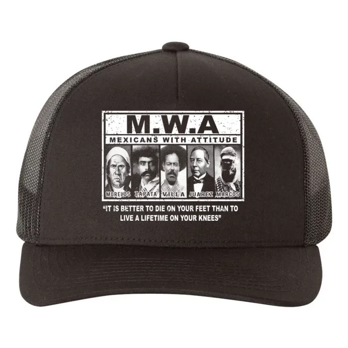 Banc M.W.A. Mexicans With Attitude Yupoong Adult 5-Panel Trucker Hat