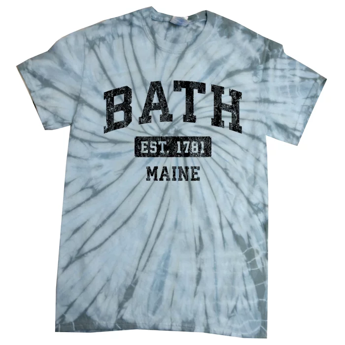 Bath Maine Me Vintage Sports Tie-Dye T-Shirt