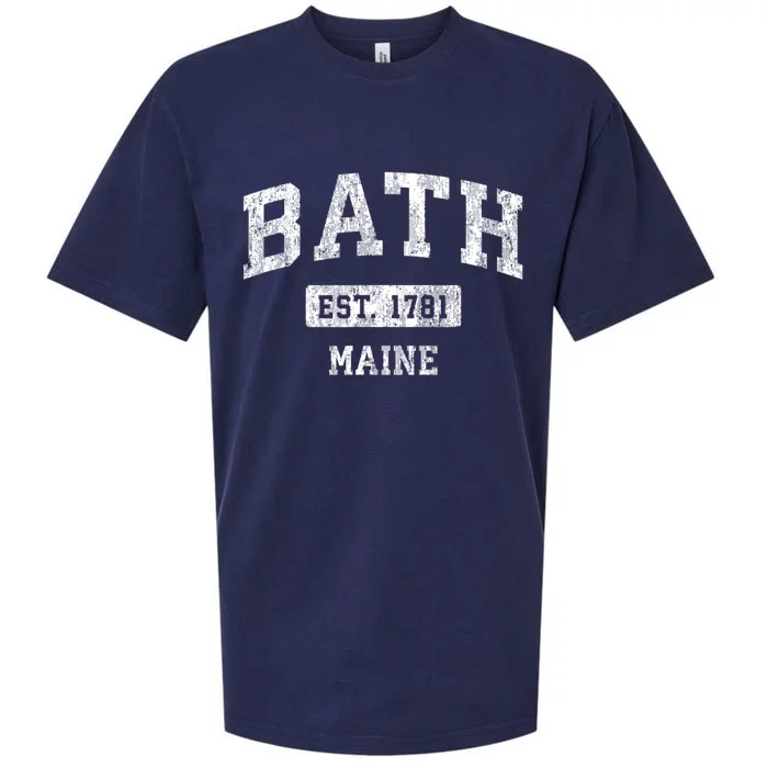 Bath Maine Me Vintage Sports Sueded Cloud Jersey T-Shirt