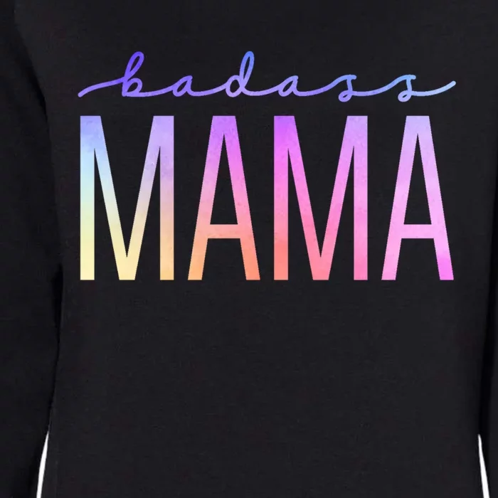 Badass Mom Mama Strong As A Mother Funny Cute Mom Gift Womens California Wash Sweatshirt